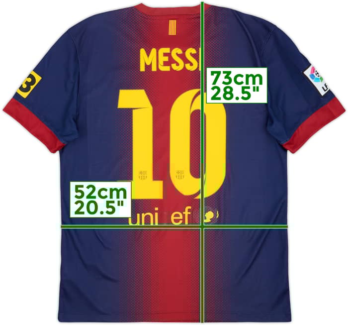 2012-13 Barcelona Home Shirt Messi #10 - 5/10 - (M)