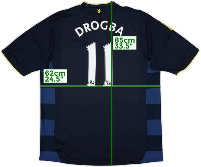 2009-10 Chelsea Player Issue Away Shirt Drogba #11 - 6/10 - (XXL)