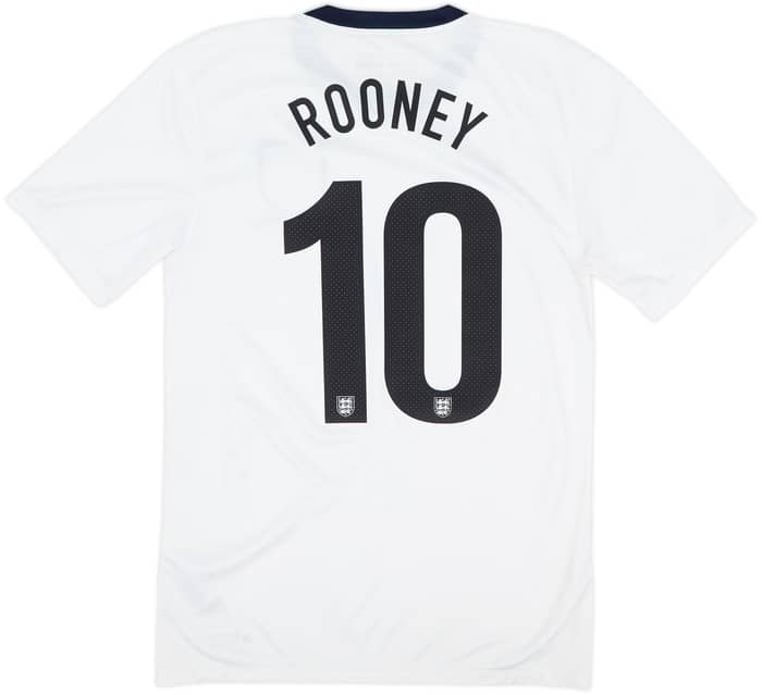 2013 England 150th Anniversary Home Shirt Rooney #10 - 8/10 - (S)
