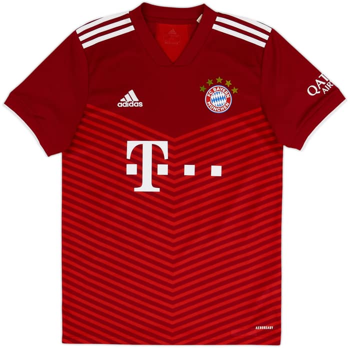 2021-22 Bayern Munich Home Shirt Musiala #42 - 9/10 - (S)