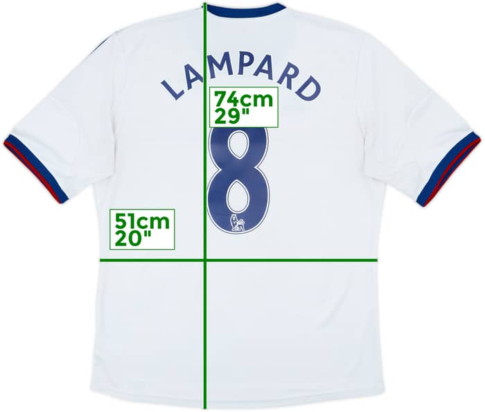 2013-14 Chelsea Away Shirt Lampard #8 - 5/10 - (L)