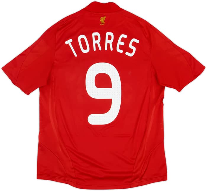 2008-10 Liverpool Home Shirt Torres #9 - 6/10 - (S)