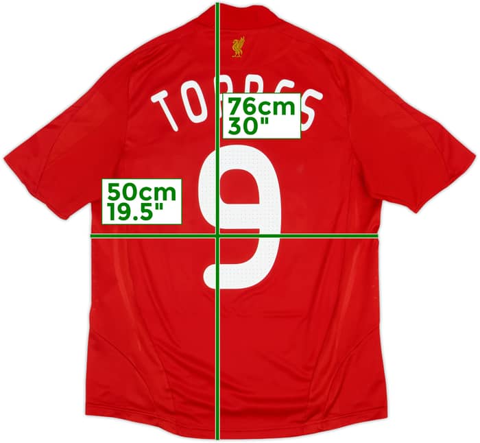 2008-10 Liverpool Home Shirt Torres #9 - 6/10 - (S)