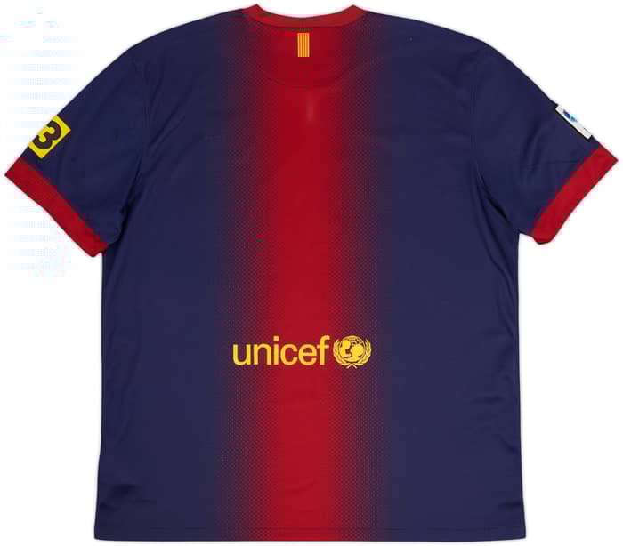 2012-13 Barcelona Home Shirt - 4/10 - (XL)