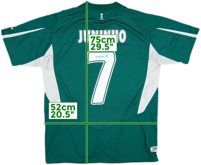2004-05 Celtic Camiseta Visitante Juninho #7 - 9/10 - (L)
