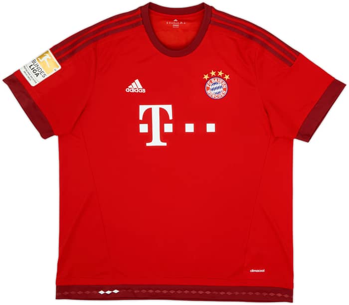 2015-16 Bayern Munich Home Shirt Muller #25 - 6/10 - (XXL)