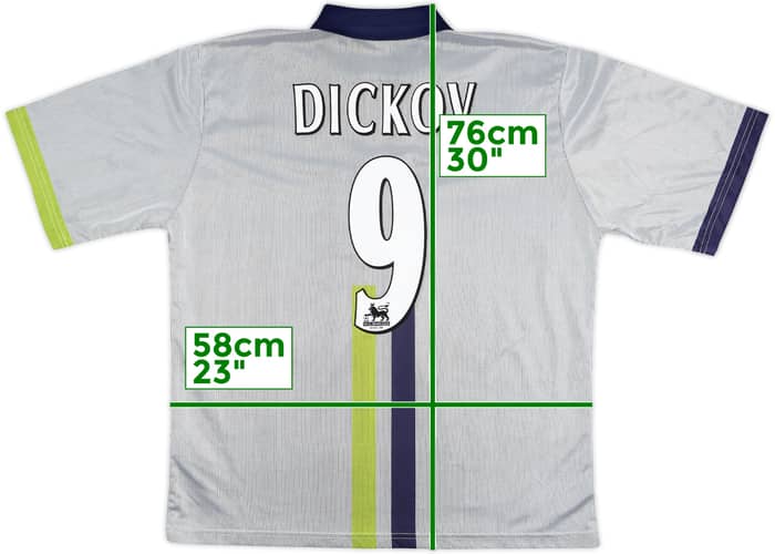 2000-02 Manchester City Away Shirt Dickov #9 - 9/10 - (L)