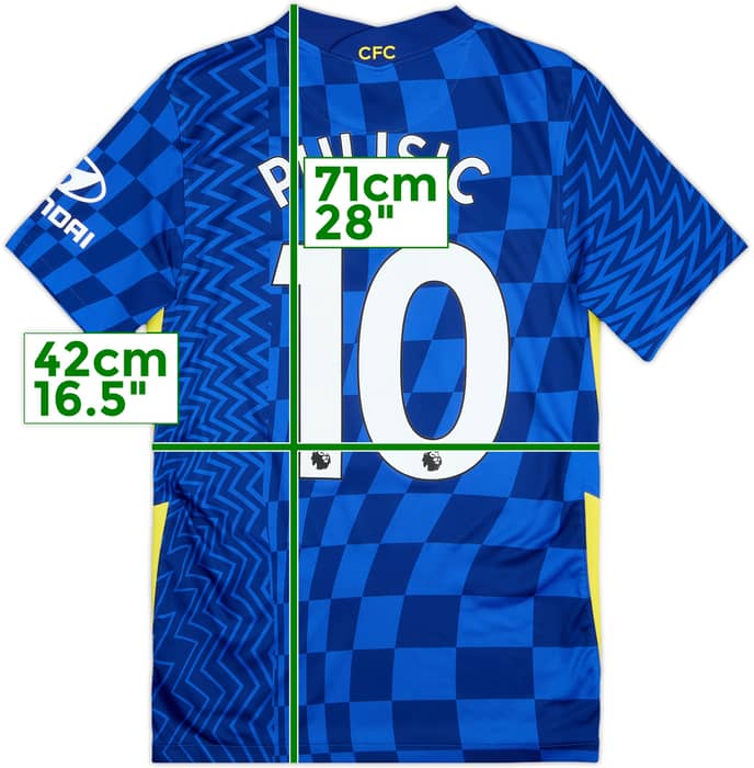 2021-22 Chelsea Home Shirt Pulisic #10 - 10/10 - (S)