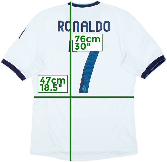 2012-13 Real Madrid Home Shirt Ronaldo #7 - 7/10 - (M)