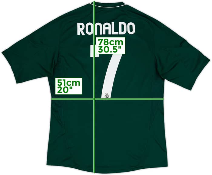 2012-13 Real Madrid CL Third Shirt Ronaldo #7 - 7/10 - (L)