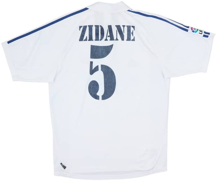 2001 Real Madrid Camiseta Local Zidane #5 - 3/10 - (M)