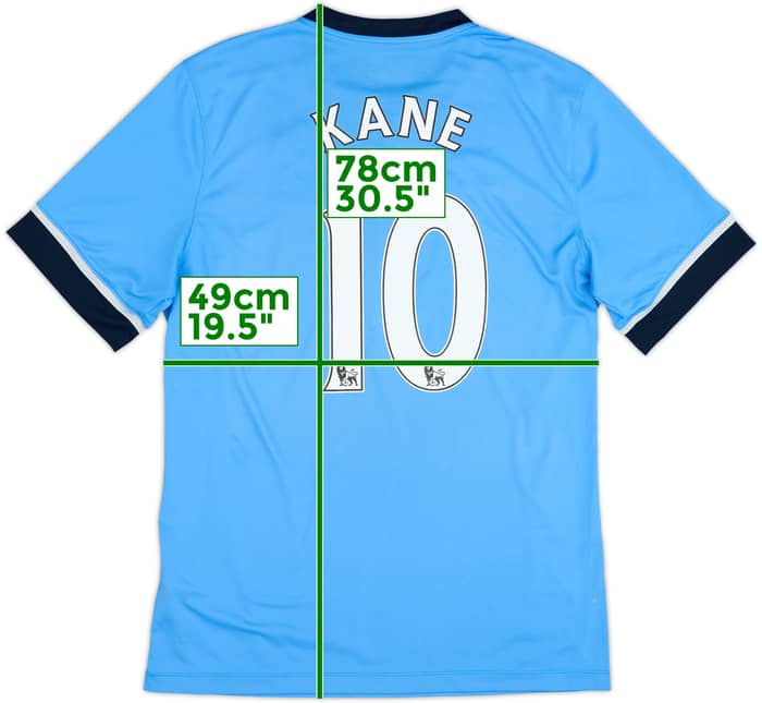 2015-16 Tottenham Away Shirt Kane #10 - 8/10 - (M)