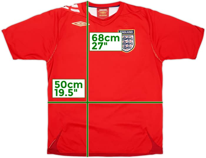 2006-08 England Away Shirt - 4/10 - (M)