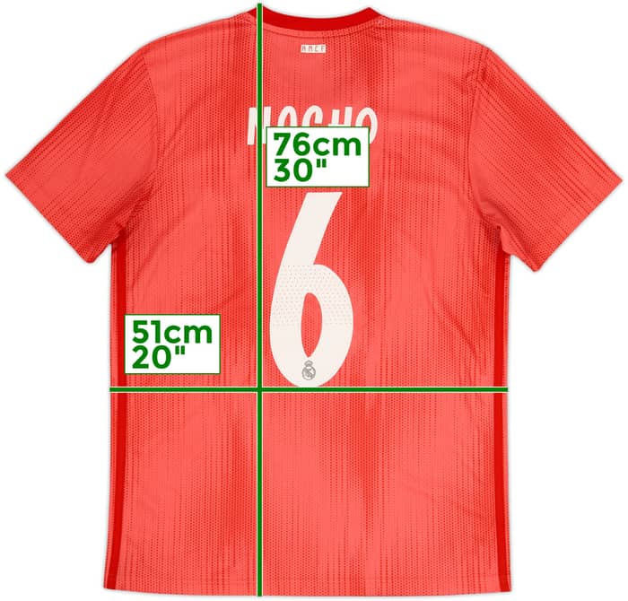 2018-19 Real Madrid Third Shirt Nacho #6 - 8/10 - (M)