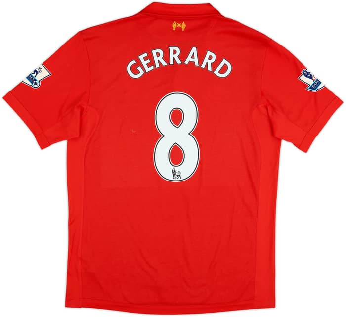 2012-13 Liverpool Camiseta Local Gerrard #8 - 6/10 - (L)