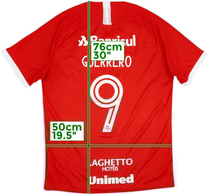 Camiseta de local del Internacional 2019 Guerrero #9 - 8/10 - (L)