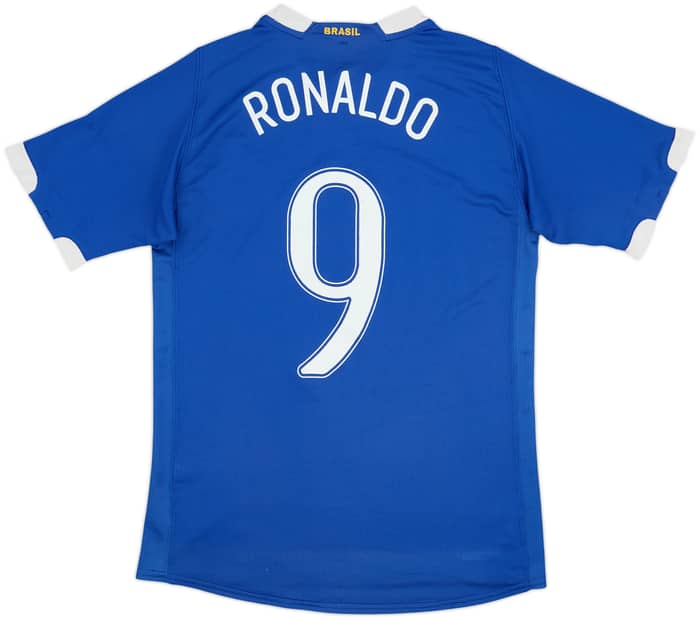 2006-07 Brazil Away Shirt Ronaldo #9 - 5/10 - (S)