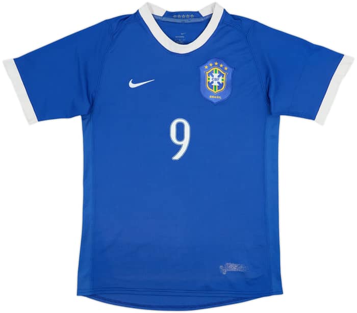 2006-07 Brazil Away Shirt Ronaldo #9 - 5/10 - (S)