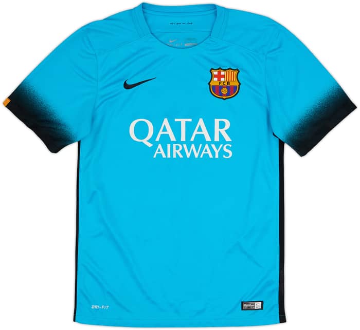 Camiseta de la tercera equipación del Barcelona 2015-16 Messi #10 - 6/10 - (S)