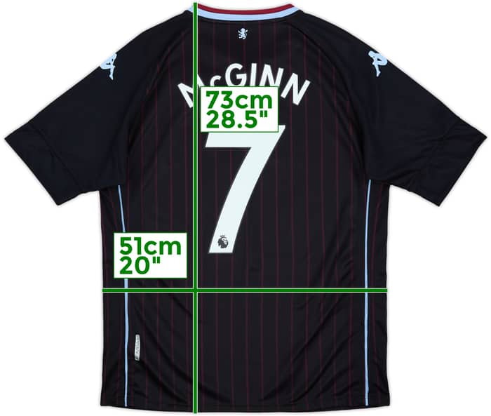 Camiseta de visitante del Aston Villa 2020-21 McGinn #7 - 8/10 - (L)