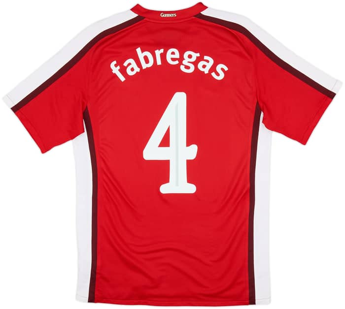 2008-10 Arsenal Camiseta de local Fabregas #4 - 6/10 - (S)