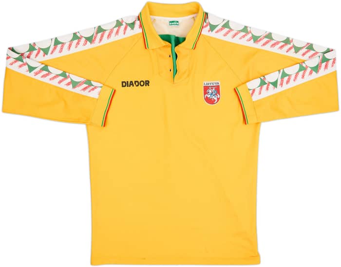 1996-98 Lithuania Home L/S Shirt - 4/10 - (L)