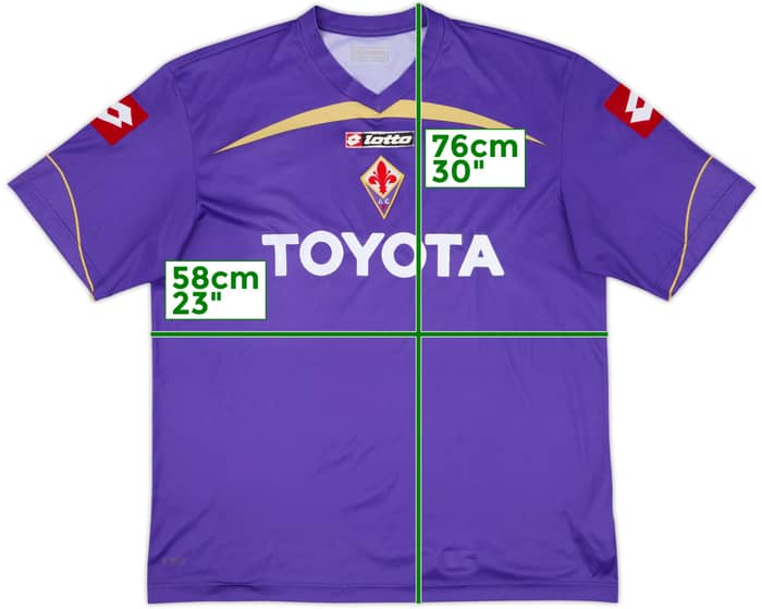 2009-10 Fiorentina Home Shirt - 5/10 - (XXL)