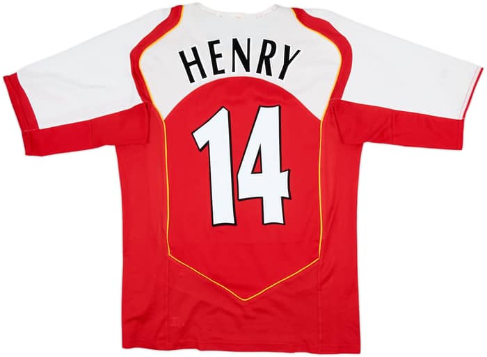 2004-05 Arsenal Home Shirt Henry #14 - 6/10 - (M)