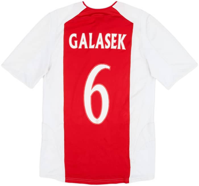 2005-06 Ajax Home Shirt Galasek #6 - 6/10 - (S)