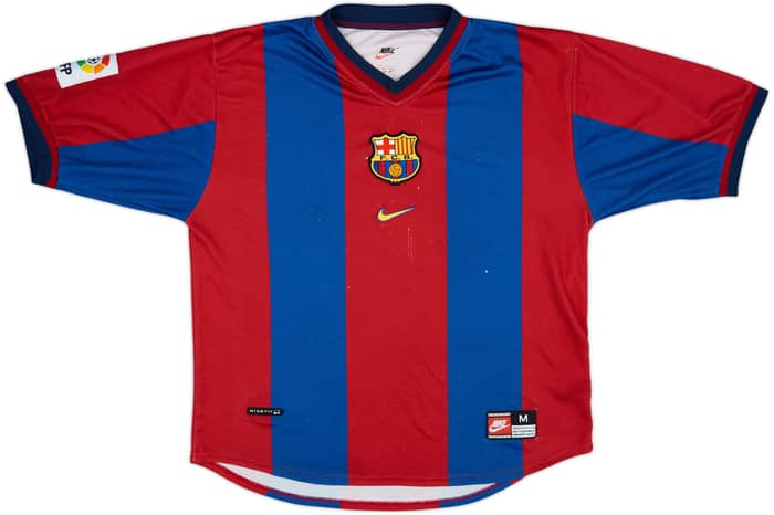 1998-00 Barcelona Home Shirt - 4/10 - (M)