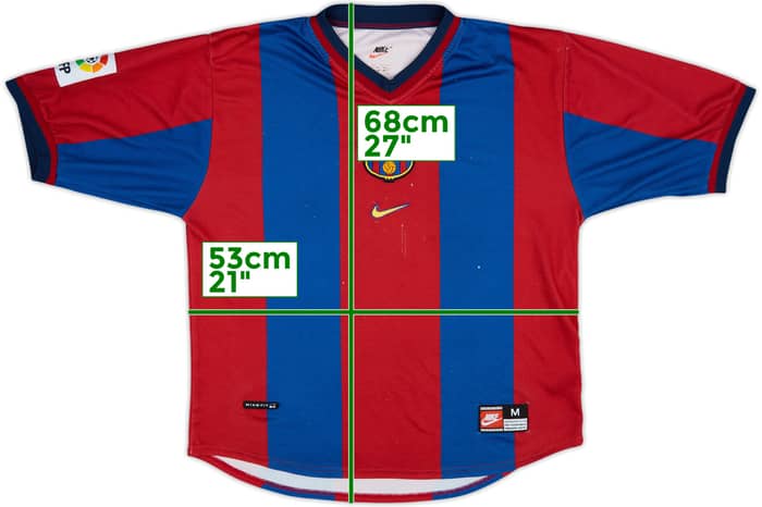 1998-00 Barcelona Home Shirt - 4/10 - (M)