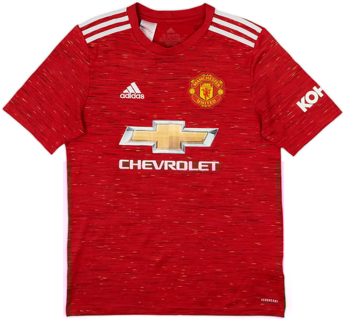 2020-21 Manchester United Home Shirt Ronaldo #7 - 5/10 - (XL.Boys)