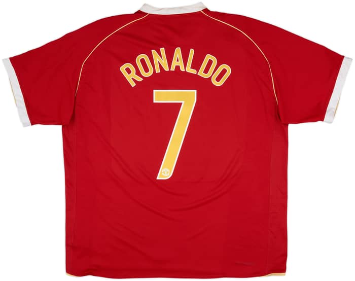 2006-07 Manchester United Camiseta de local Ronaldo #7 - 6/10 - (XL)