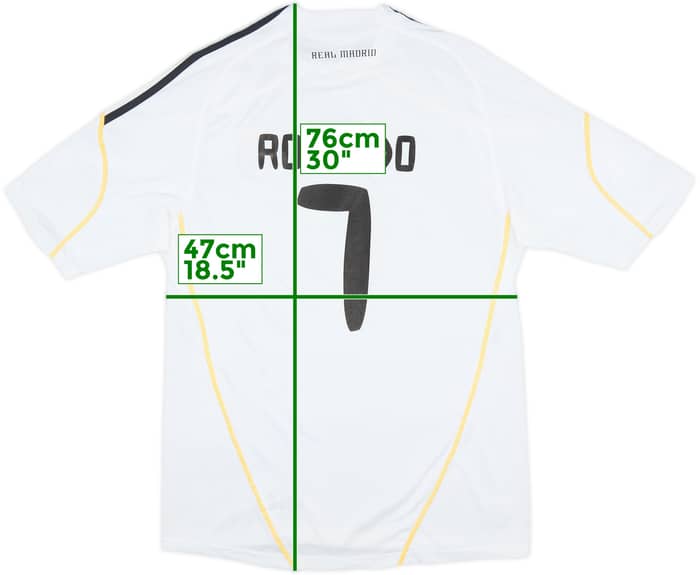2009-10 Real Madrid Home Shirt Ronaldo #7 - 6/10 - (M)