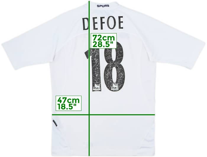 2004-05 Tottenham Home Shirt Defoe #18 - 5/10 - (L)