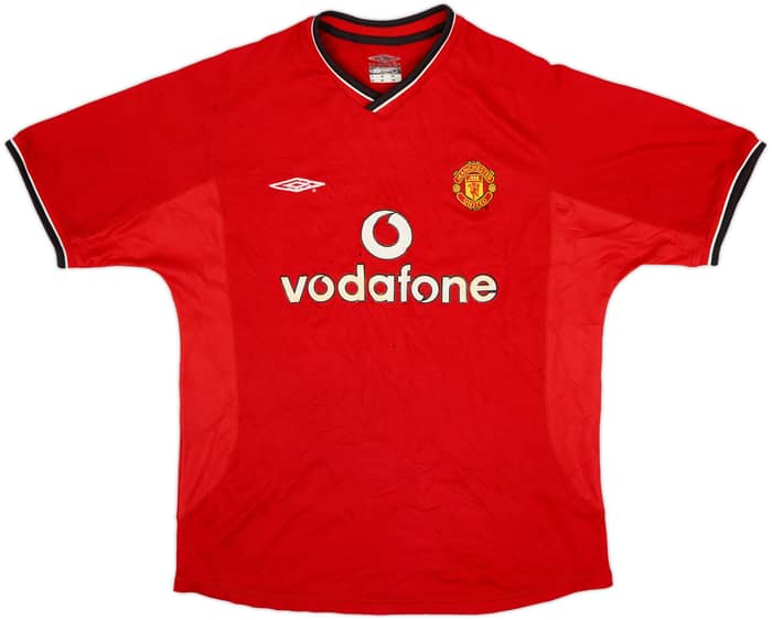 2000-02 Manchester United Home Shirt - 4/10 - (L)