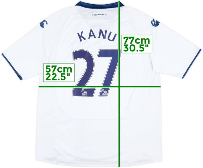 2009-10 Portsmouth Away Shirt Kanu #27 - 7/10 - (XL)