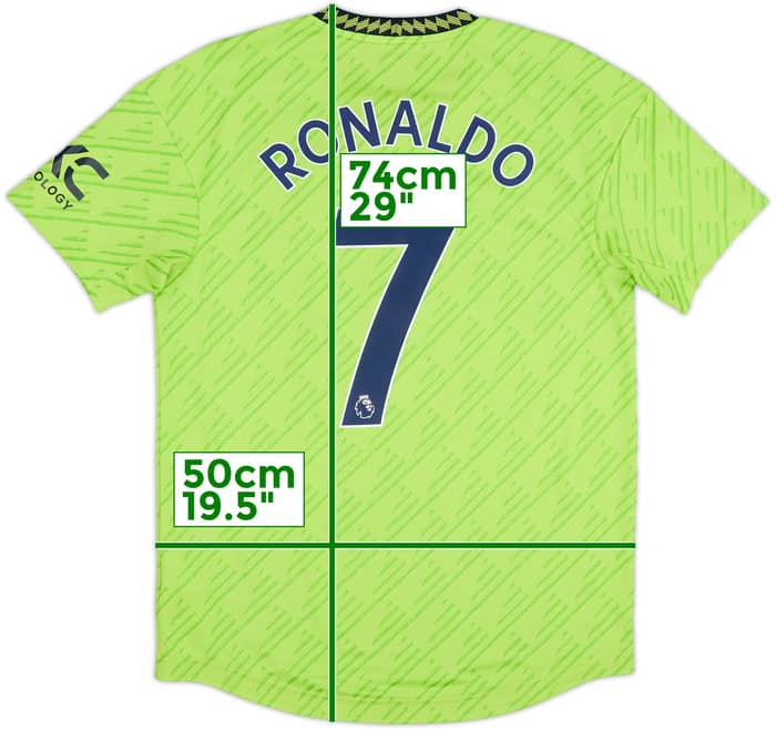 2022-23 Manchester United Authentic Third Shirt Ronaldo #7 - 9/10 - (M)