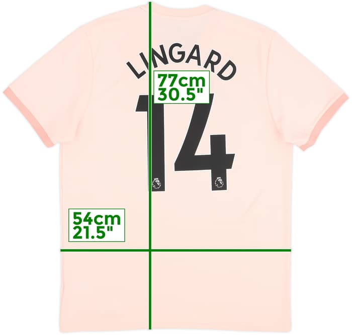 2018-19 Manchester United Away Shirt Lingard #14 - 9/10 - (L)