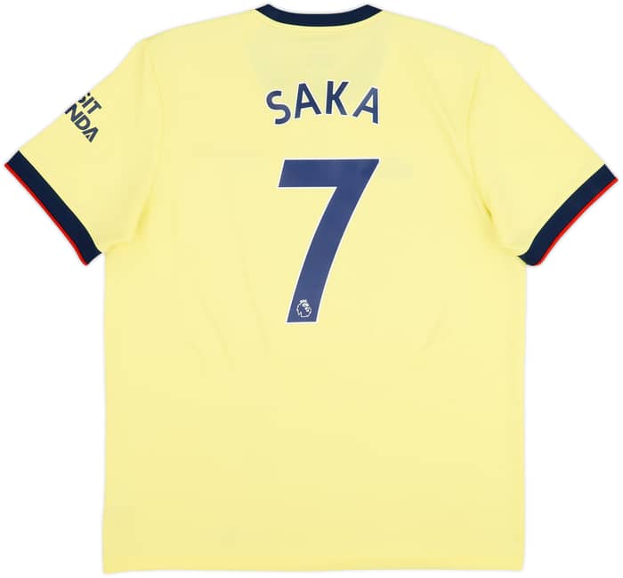2021-22 Arsenal Away Shirt Saka #7 - 6/10 - (XL)
