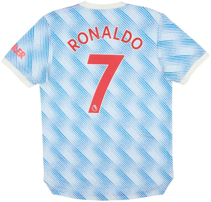 Camiseta auténtica de visitante del Manchester United 2021-22 Ronaldo #7 - 7/10 - (M)