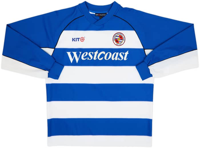 2003-04 Reading Home L/S Shirt - 8/10 - (L)