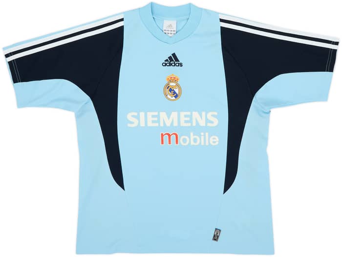 Camiseta de portero de manga corta del Real Madrid 2003-04 Casillas #1 - 5/10 - (XL.Niños)