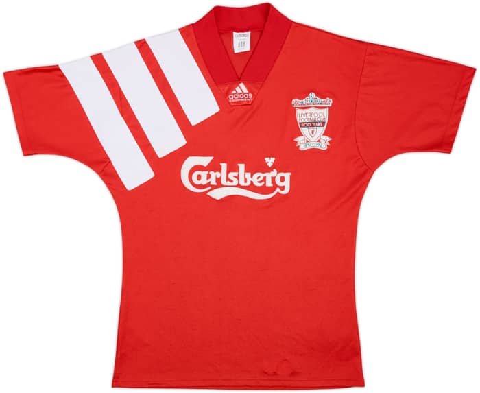 1992-93 Liverpool Centenario Titular Camiseta - 8/10 - (M)