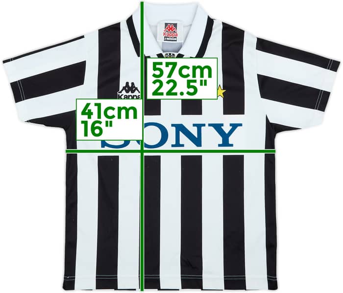 1995-97 Juventus Home Shirt - 6/10 - (M.Boys)