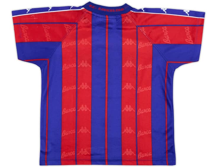 1997-98 Barcelona Home Shirt - 8/10 - (S.Boys)