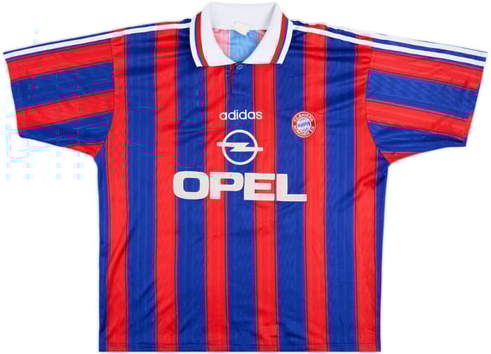 1995-97 Bayern Munich Home Shirt Klinsmann #18 - 7/10 - (XL)