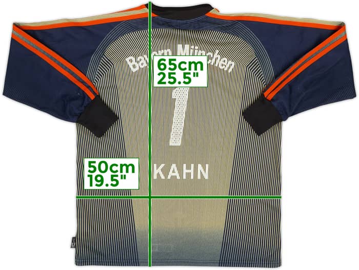 2003-04 Bayern Munich GK Shirt Kahn #1 - 5/10 - (XL.Boys)