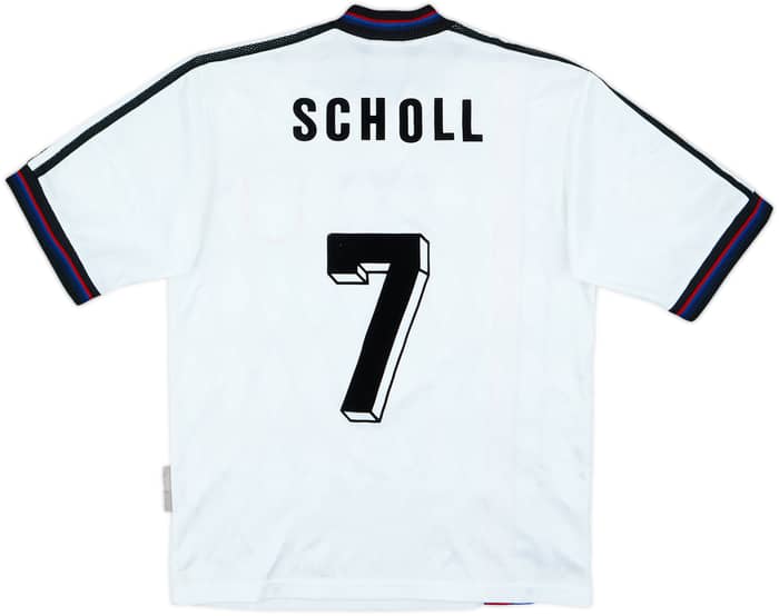 Camiseta de visitante del Bayern Munich 1996-98 Scholl #7 - 8/10 - (Juvenil)