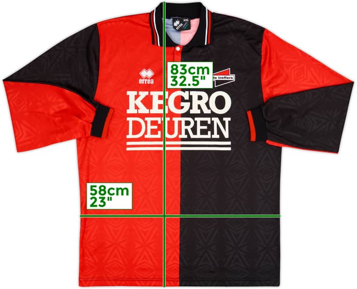 Camiseta de local de manga larga de De Treffers 1998-99 - 7/10 - (XXL)